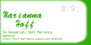 marianna hoff business card